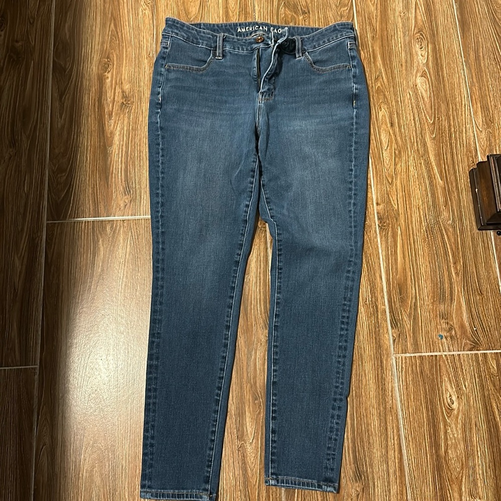 American Eagle, size 10, dream stretch, skinny jeans